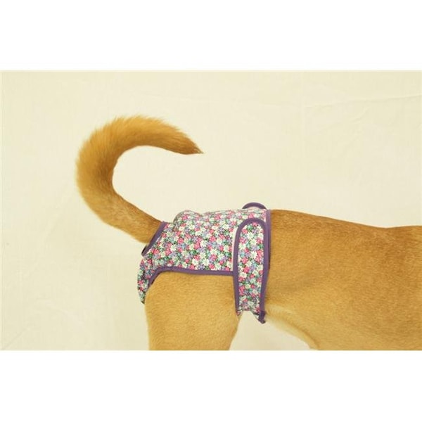 Seasonals 41112PRP Washable Female Dog Diaper; Purple - Medium 41112PRP - main